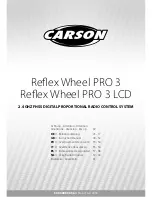 Carson Reflex Wheel PRO 3 LCD Instruction Manual preview