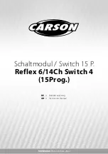 Carson Reflex Instruction Manual preview