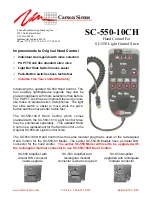 Carson SC-550-10CH Specification Sheet preview