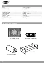 Предварительный просмотр 4 страницы Carson Smit Rotterdam Instruction Manual