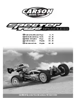 Предварительный просмотр 1 страницы Carson Specter Two Brushless Instruction Manual