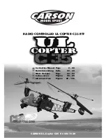 Предварительный просмотр 1 страницы Carson UL-COPTER C35 RTF Instruction Manual