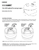 Carson VERSALOUPE LH-50 Instructions For Use preview