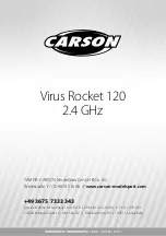 Preview for 1 page of Carson Virus Rocket 120 Important Information