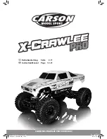 Carson X-Crawlee Pro Instruction Manual preview