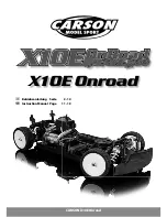 Предварительный просмотр 1 страницы Carson x10e onroad Instruction Manual