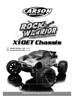 Предварительный просмотр 1 страницы Carson X10ET Rock Warrior 500404038 Instruction Manual