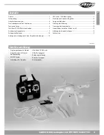 Preview for 3 page of Carson X4 360 FPV WIF Instruction Manual