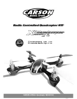 Предварительный просмотр 1 страницы Carson x4 Micro Quadcopter Instruction Manual