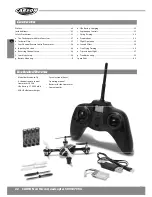 Предварительный просмотр 22 страницы Carson x4 Micro Quadcopter Instruction Manual