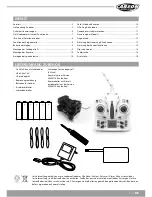 Preview for 3 page of Carson X4 Quadcopter 550 SPY Instruction Manual