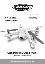 Предварительный просмотр 52 страницы Carson X4 Quadrocopter Micro FPV Instruction Manual