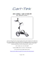 Cart-Tek GRI-1500Li User Manual preview