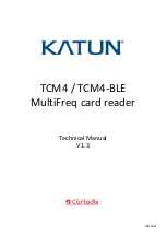 Preview for 1 page of Cartadis Katun TCM4 Technical Manual