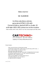 Предварительный просмотр 1 страницы Cartechno NA-VL2MBN45 Installation Instructions Manual