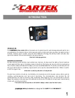 Preview for 3 page of Cartek Battery Isolator XR User Manual And Instructions