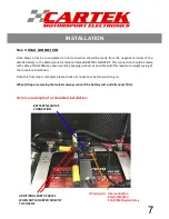 Preview for 9 page of Cartek Battery Isolator XR User Manual And Instructions