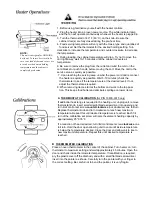 Предварительный просмотр 2 страницы Carter Hoffman FH90 Cleaning, Assembly And Operation Instructions