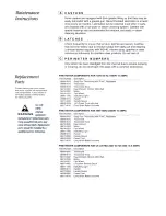 Preview for 3 page of Carter Hoffman FH90 Cleaning, Assembly And Operation Instructions