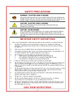 Preview for 2 page of CARTER-HOFFMANN CGM24 Owner'S/Operator'S Manual