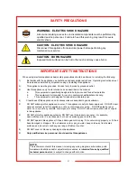 Предварительный просмотр 2 страницы CARTER-HOFFMANN CW1 Owner'S/Operator'S Manual