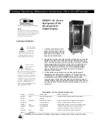 Preview for 1 page of CARTER-HOFFMANN PHB495 Cleaning, Operating, Maintenance Instructions, Parts List & Warranty