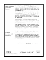 Preview for 4 page of CARTER-HOFFMANN PHB495 Cleaning, Operating, Maintenance Instructions, Parts List & Warranty