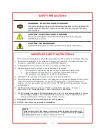 Предварительный просмотр 2 страницы CARTER-HOFFMANN VCNH212S-2T Owner'S/Operator'S Manual