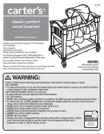 Carter's Classic Comfort Instruction Manual preview