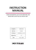 Cartizan VI-BM-24C2 Instruction Manual предпросмотр