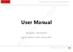 Cartizan WCAM-26T User Manual предпросмотр