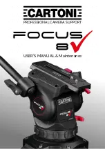 Cartoni Focus 8 User Manual/Maintenance предпросмотр