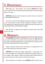 Preview for 10 page of Cartoni Focus 8 User Manual/Maintenance