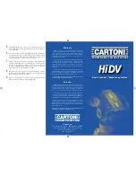 Предварительный просмотр 1 страницы Cartoni HiDV User Manual