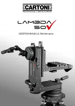 Предварительный просмотр 1 страницы Cartoni LAMBDA 50 User Manual/Maintenance