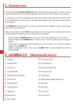 Preview for 4 page of Cartoni LAMBDA 50 User Manual/Maintenance