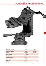 Предварительный просмотр 7 страницы Cartoni LAMBDA 50 User Manual/Maintenance