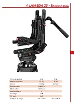 Предварительный просмотр 7 страницы Cartoni Master 25 User Manual/Maintenance