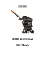 Предварительный просмотр 1 страницы Cartoni MASTER 65 FLUID HEAD User Manual