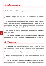 Preview for 10 page of Cartoni MASTER 65 User Manual/Maintenance