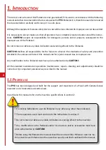 Preview for 4 page of Cartoni P90 User Manual/Maintenance