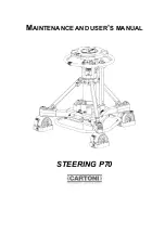 Cartoni STEERING P70 Maintenance And User Manual предпросмотр