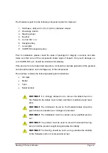 Preview for 15 page of Cartoni STEERING P70 Maintenance And User Manual