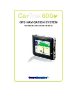 CarTrek CarTrek 600 Hardware Instruction Manual предпросмотр