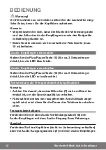 Preview for 12 page of Cartrend Bluetooth MultiAudio Instructions For Use Manual