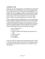Preview for 3 page of CartTek GRX-965Li User Manual