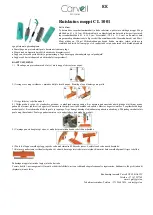 Предварительный просмотр 7 страницы Carvell CL 1001 Instructions For Use Manual