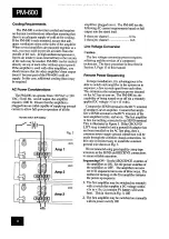 Предварительный просмотр 8 страницы Carver Professional PM-600 Owner'S Manual