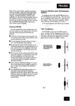 Предварительный просмотр 11 страницы Carver Professional PM-600 Owner'S Manual