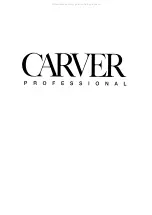 Предварительный просмотр 24 страницы Carver Professional PM-600 Owner'S Manual